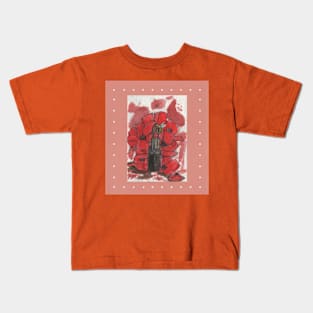 Lipstick Among Poppies Kids T-Shirt